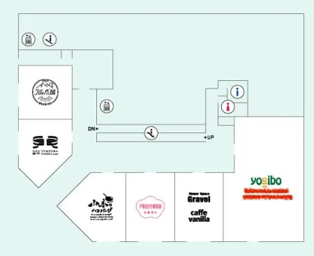 Yogibostore大同生命札幌ビルのフロアマップ