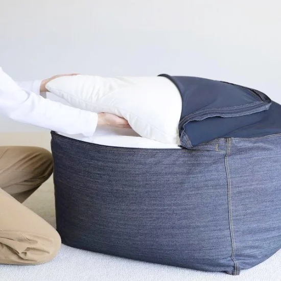 無印ビーズソファ】補充クッションのコスパどう？ヘタリ解消できる