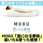 ビーズクッションMOGU(モグ)「雲にのる夢枕」の実際の感想レビュー口コミ