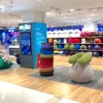 Yogibo Store THE OUTLETS HIROSHIMAの実際の店舗の様子