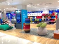 Yogibo Store THE OUTLETS HIROSHIMAの実際の店舗の様子