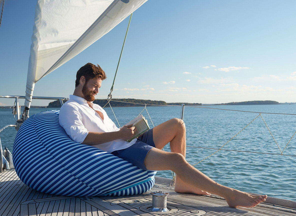 ヨギボーズーラソファ（カバー色：マリーン)のイメージ画像